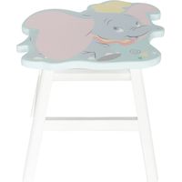 Tabouret en bois bleu et blanc – Dumbo