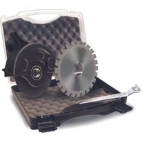 Set di seghe universali LEJA TOOLS in acciaio, diametro 115 mm.