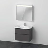 DURAVIT DE011604949 Ensemble meuble mural D-Neo DE0116 Graphite