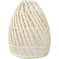 1 Abat-Jour En Rotin, Design Tissé Rétro, Luminaire Suspendu Pour Salon, Restaurant, Hôtel