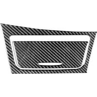 Compatible avec BMW Série 1 E81 E82 E87 E88 2008-2013 en fibre de carbone Accessoires décoratifs pour intérieur de voiture (kit boîte de rangement)