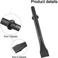 Pneumatic hammer with hexagonal shaft for stripping tiles and breaking up rusted joints in mechanical systems