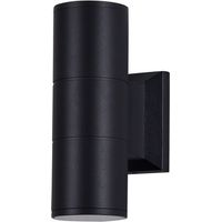 Bowery Wandleuchte Schwarz, 2 Licht IP54, GU10