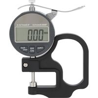 Digitales Dickenmessgerät, 0–12,7 mm, elektronisches Mikrometer, prozentuales Dickenmessgerät, metrisch/Zoll mit präzisem LCD-Display, 0.01 mm
