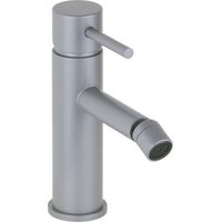 Mitigeur de bidet modèle rond de couleur gris métallisé Pollini Jessy Color MXBIMCMMCA1 Gris Métallisé
