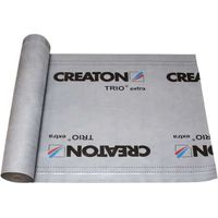 Creaton "Trio" extra Unterdeckbahn mit 2 Klebestreifen 75m² Rolle 210g/m² Unterspannbahn 7409001000
