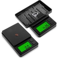 BUNTHAUS Mini Bilancia Tascabile 1000g/0,01g, Balance de poche portable 500g/0,01g, 2 Pièces Bilancia di Precisione con Display LCD e 7 Unità, Funzione Tara, per Cucina Cucinare, Caffè