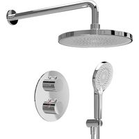 Lomazoo Set De Douche Encastré Chrome - avec Robinet