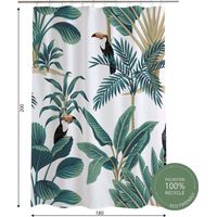 Duschvorhang 180 x 200 cm Hinatea AZAO