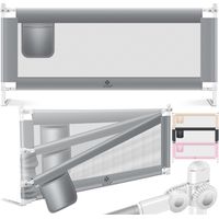 KESSER® parapetto per letto parapetto per letto per bambini parapetto per letto per bambini parapetto per letto per bambini 180cm / grigio chiaro