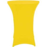 Housse - pour table mange debout - jaune