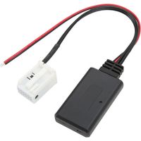 Naroote Adaptateur de Voiture, Adaptateur Auxiliaire de Voiture ABS Installation Facile Adaptateur Auxiliaire pour Voiture pour W169/W245/W203/W209/W164.