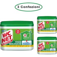 Wc net fosse biologiche professionale 3 confezioni da 12 capsule 216 gr