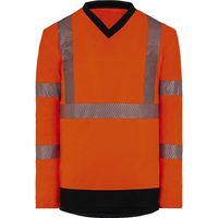 T-Shirt Hv Helium Langarm Orange T.xl