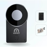 Pack serrure connectée LOCKY-4 Smart Lock 2.0 + Clavier sans fil + Cylindre ajustable