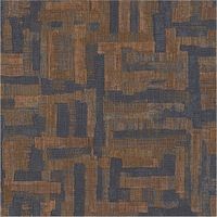 Ethnic style wallpaper wall Profhome 782043 hot embossed non-woven wallpaper textured with a fabric look matt blue black blue olive brown 5,33 m2