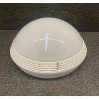 Hublot extérieur LED 38W Ø 320mm blanc 4000K 2400lm 230V dimmable DALI antivandale Ik10 IP65 H.P SARLAM 452572