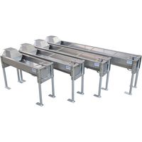Edelstahl-Tränke mit Schnellablauf 1,40 m