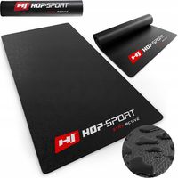 Strapazierfähige Matte für Hop-Sport-Fitnessgeräte, 120 cm x 60 cm, schwarzes PVC