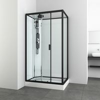 Cabina de ducha KINEDAI III sin techo 80x120x225 cm de montaje rápido
