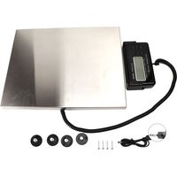 Heavy-duty digital postal scale, 660 lb x 0.1 lb, 300 kg, large capacity, 110-220V EU plug