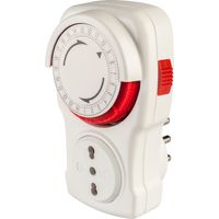 Poly Pool PP1408 adaptateur prise d'alimentation Type L (IT) Type L (IT) + Type F Rouge, Blanc