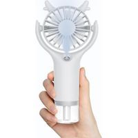 Ventilateur Brumisateur Portable Mini Ventilateur à Main Portatif silencieux De Bureau Ventilateur de Poche USB Rechargeable 3 vitesses pour Maison Bureau Voyage