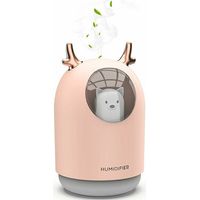 Kids Room Air Humidifier Silent Ultrasonic with Essential Oils Diffuser 7 Colors of Light 12 Hour Auto Power Off, 300ml