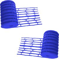 Lot de 2 Grillages avertisseur NF bleu eau potable 25 m x 30 cm
