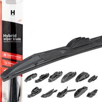 AMiO Hybrid Multiconnect Scheibenwischerblatt 19" 480mm 48cm 11 Adapter AMIO-02206