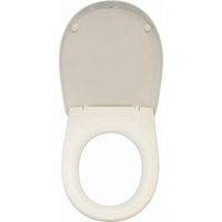 Abattant WC blanc ROYAN CLICO – Dimensions 450 x 370 mm – Entraxe de fixation 155 mm – Pour modèle de WC Royan – Selles