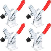 Ahlsen 4-teiliges Knie-Klemmen-Set, Knieorthesen-Klemmvorrichtung, Handwerkzeug, Haltekraft ca. 90 kg, rutschfest, Schnellverschluss, robust