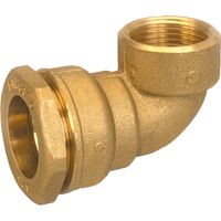 Coude laiton compression ACS Femelle 3/4" PE25