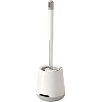 Brosse De Toilette - Manche Long En Caoutchouc - Base Avec Système D'évacuation Liquide - Pour Sol - 1 Pièce