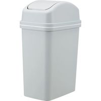 Poubelle de cuisine YingTaiLi avec couvercle basculant, grande poubelle en plastique pour l'intérieur et l'extérieur, 6,3 litres, idéale pour la maison, le bureau, le garage, la terrasse et le restaur