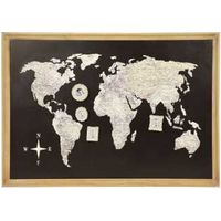 Image du monde noir avec cadre photo cm. 109.5x3xh76.5