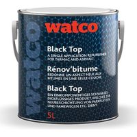 Watco Black Top Asphaltfarbe, einkomponentiger Bitumen, 5L