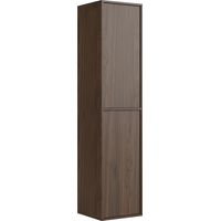 Mobile bagno Mali 38 x 33 x 160 cm - Marrone noce - sospeso con 2 ante