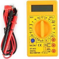 multimètre portable DT-832 Multimètre numérique de poche portable Testeur de résistance de courant de tension AC / DC avec