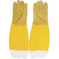 Gants d’apiculteur ventilés, protection abeilles, taille XL, 1 paire
