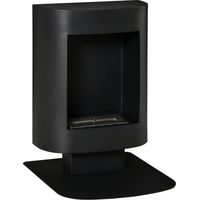 Camino a Bioetanolo con Serbatoio da 0.9L, Copertura fino 20㎡, 46.5x53x65cm, Nero