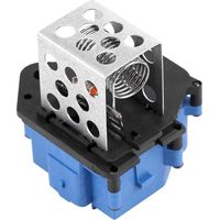 BEBUSINGOTO Ventilador de radiador 9673999980 1308CP 1308CX para C4 307 308 Partner 3008 5008 Resistencia de enfriamiento Reemplazo de climatizador de vehículo