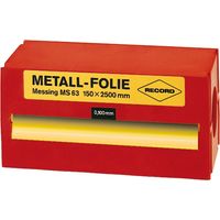 Metallfolie Stahl rostfrei 150x2500x0,500mm RECORD