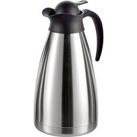 Isolierkanne ® Thermoart 1l Edelstahl silber ® Thermoart 1l Edelstahl silber