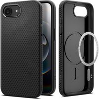 Spigen Liquid Air Mag MagSafe - Hülle für iPhone 16e (Matt Schwarz)