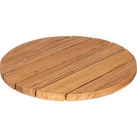 deVries ""LAZY SUSAN"" Drehteller aus Teakolz 6 Latten rustikale Optik ø40 x 5 cm