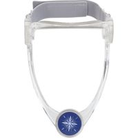 Neck support, adjustable hook and loop neck support for adult cervical neck, transparent