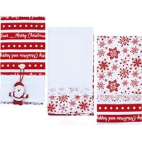 Preziosa Home Set 3 Pz Strofinacci Natale Nidone Ass. Ricamato 50 x 70 Cm Cotone 1 Pz