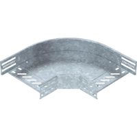 OBO Bettermann Curva de 90° para canal de cables, horizontal 60x200 Acero cincado por inmersión en caliente, 6036594
