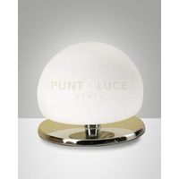 MORGANA LAMPADA DA TAVOLO ATTACCO G9 LAMPADINA INCLUSA COLORE CROMO DIMMERBILE D.15CM